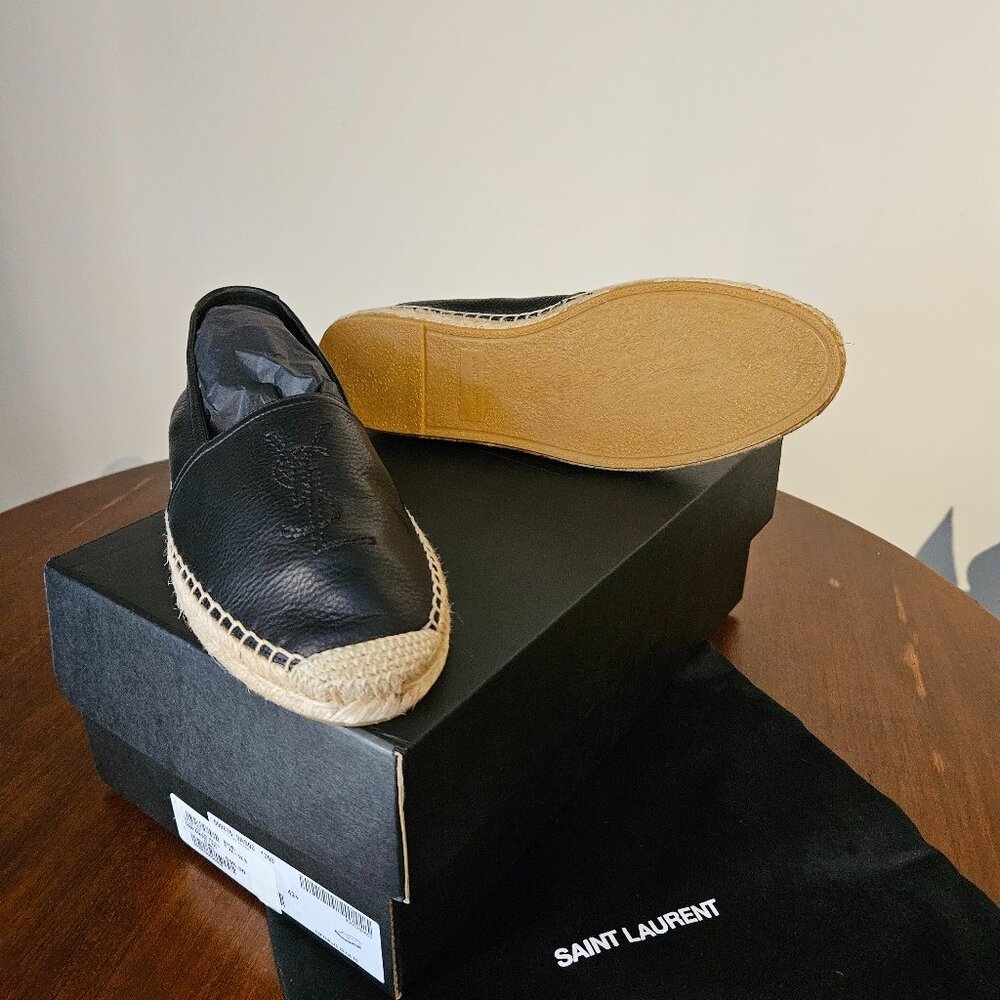 Saint Laurent Men's Espadrille with logo stitching